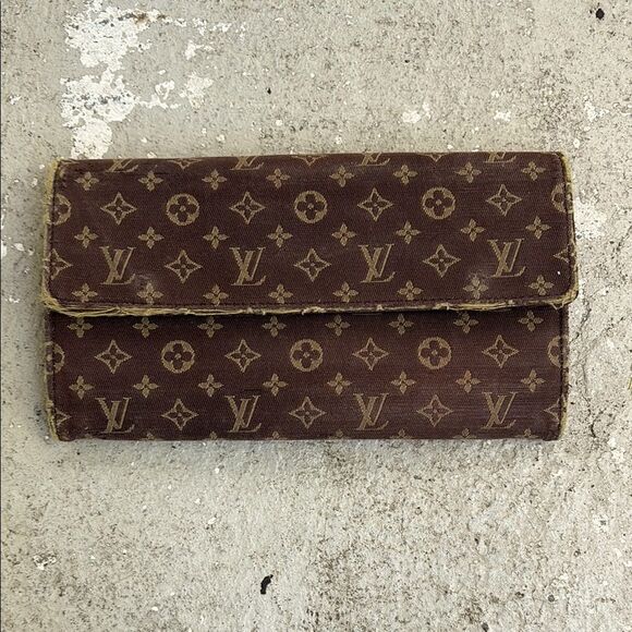 Vintage Louis Vuitton Mini Lin Sarah wallet - Picture 1 of 14